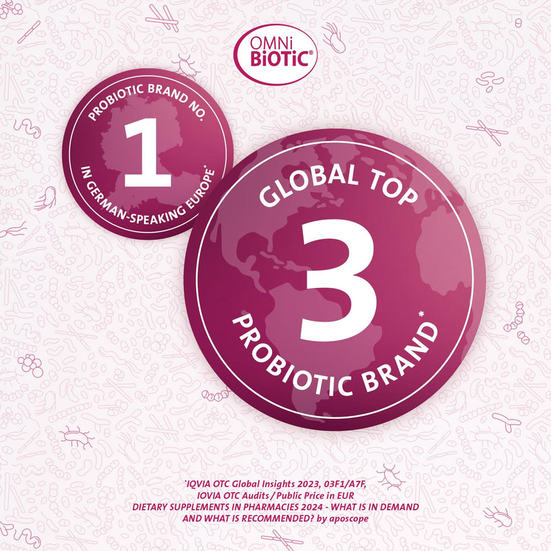 OMNi BiOTiC SR-9 | Stressed? Relax Your Gut Flora | 28 Sachets | Probiotics for Stress Resilience | 9 Bacterial Strains | 15 Billion Bacteria per Daily Dose | Powder | Vegan | Gluten-Free | Halal |