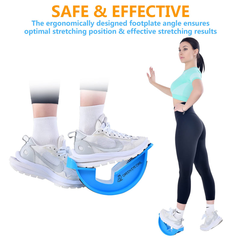 [Australia] - Foot & Calf Stretching Kit-Foot Rocker, Stretching Strap & Spiky Massage Ball-Effective Pain Relief for Plantar Fasciitis, Achilles Tendonitis, Tight Calves & Hamstrings-Instructions Included… 