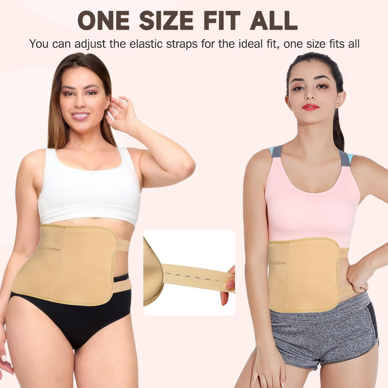 [Australia] - 3Pcs Castor Oil Pack Wrap, Reusable Organic Castor Oil Pack for Liver Detox Insomnia, Constipation and Inflammation, Adjustable Elastic Strap Bamboo Cotton Machine Washable, Less Mess Anti Oil Leak Khaki 