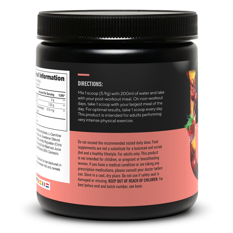 LEGION Recharge Post Workout Supplement - All Natural Muscle Builder & Recovery Drink with Micronized Creatine Monohydrate. Naturally Sweetened & Flavored, Safe & Healthy (Fruit Punch, 50 Servings) Fruit Punch