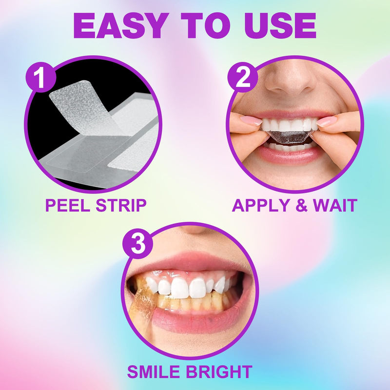 [Australia] - Teeth Whitening Strips,7-Day whitening Strips,Sensitive Teeth Whitener,Enamel Safe for Whiter Teeth,Deep Stains Removal,nstant Teeth Whitening Without The Harm (14pcs) Coconut 1 Count (Pack of 14) 