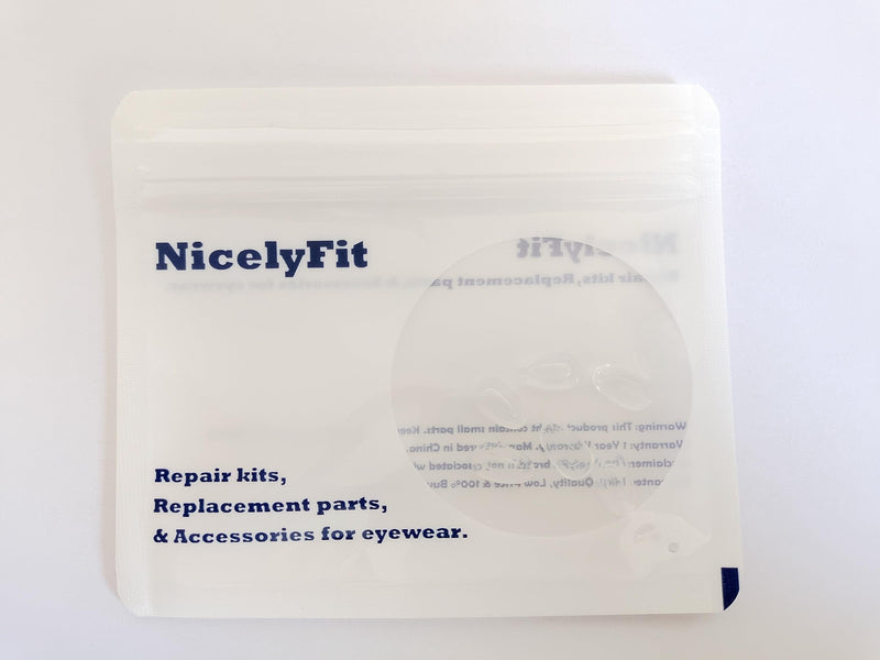 [Australia] - Lot of 3 Pairs NicelyFit Clear Nose Pads for Oakley Eyeglass Frames Keel Tincan Tinfoil Tailpin Caveat Feedback Holbrook Metal Tailback etc 