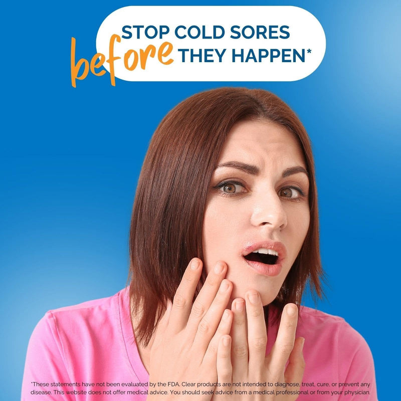 [Australia] - Cold Sore Treatment for Lips - Lysine Supercharged with Acidophilus Probiotic & Lactobacillus Rhamnosus + Vitamin C for Lip and Skin Health - Immune Support for Effective Prevention and Clear Skin 60 Count (Pack of 1) 