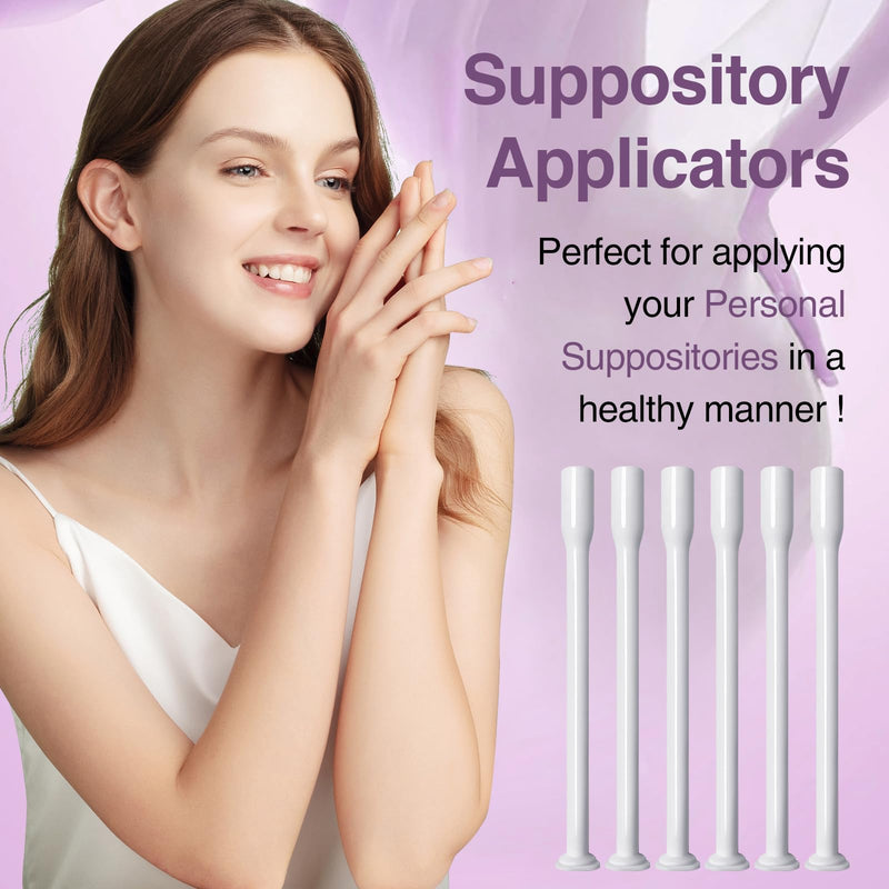 [Australia] - 30 Pack Disposable Vaginal Suppository Applicators for Women, Individually Wrapped, Hygienic - Fits Most Boric Acid Suppositories, Pills, Tablet, Size 00 Cap-sules and Feminine Care Applicator 