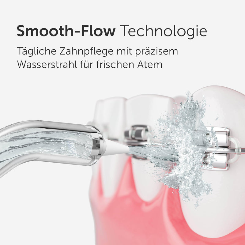 [Australia] - Wondersmile Periodontal Nozzle - Replacement Nozzles for Waterflow Oral Irrigator - SmoothFlow Technology for Optimal Teeth & Gum Care (White, Pack of 4) White 