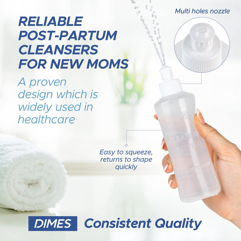[Australia] - DIMES Peri Bottle for Postpartum Care [3-Pack] ‚Äì 8 oz Perineal Squirt Bottle ‚Äì Postpartum Essentials for New Moms ‚Äì Easy to use Portable Bidet for women 3 Count (Pack of 1) 