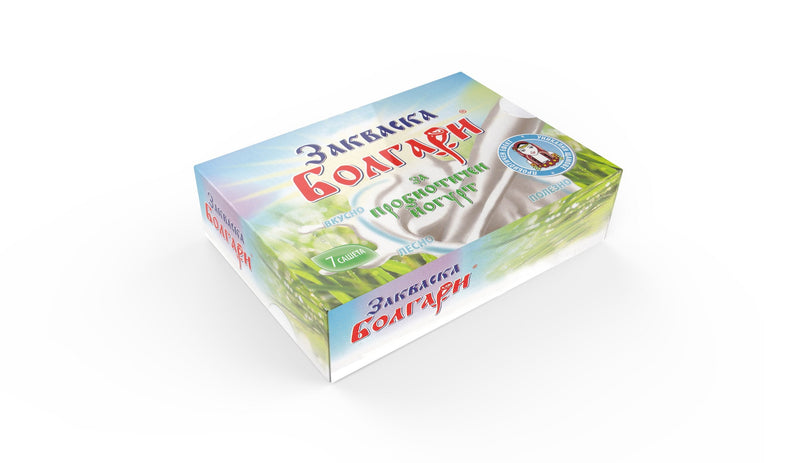 [Australia] - Yogurt ferment "BOLGARI" - 7 bags of freeze-dried starter cultures for yogurt with Lactobacillus rhamnosus 