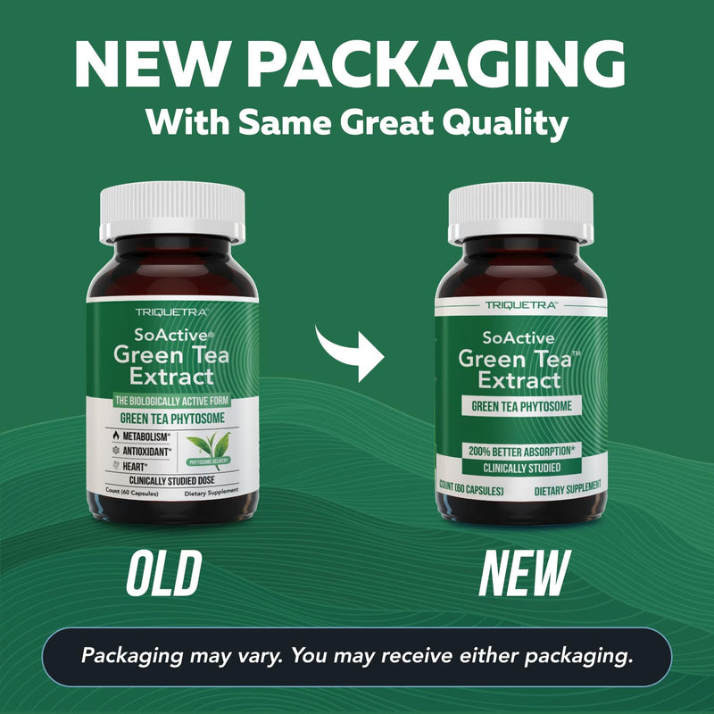 [Australia] - SoActive Green Tea‚Ñ¢ Extract - Clinically Studied Green Tea Phytosome - Up to 200% Better Absorption & Bioavailability - Clinically Validated Dose - Supports Metabolism & Weight Management - 60 Caps 