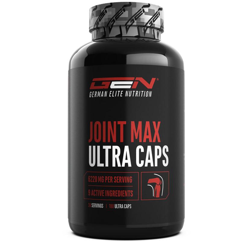 [Australia] - Joint Max Ultra Caps - 180 capsules - High-dose joint supplement with glucosamine, MSM, chondroitin, Cissus Quadrangularis, frankincense extract, hyaluronic acid, ginger, bromelain 