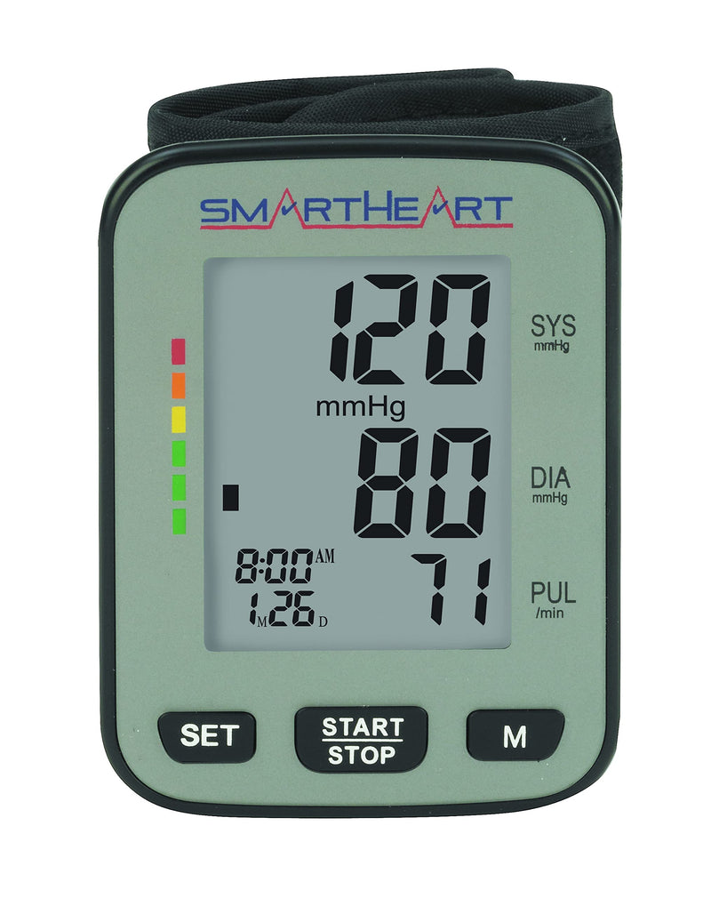 Smartheart Adult Cuff Arm Home Automatic Digital Blood Pressure Monitor Without Tube Black 1 Each