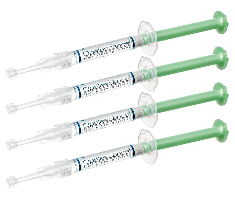 [Australia] - Opalescence 20% Teeth Whitening Refill Kit (4 Syringes) Carbamide Peroxide. Made by Ultradent, in Mint Flavor. Tooth Whitening Refill Syringes. Includes a Toothbrush. - 5196-2TB 
