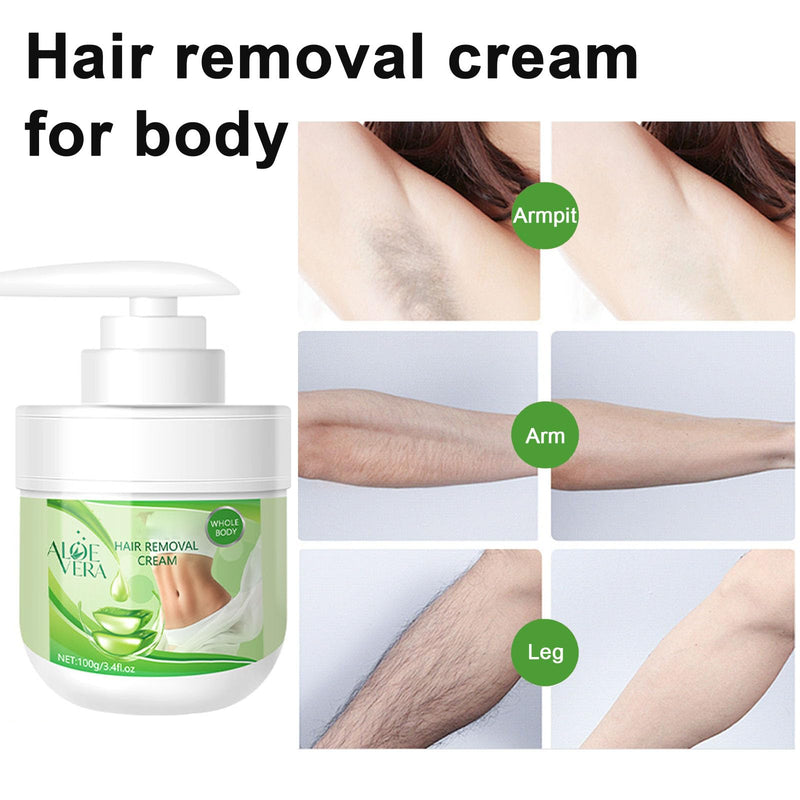 [Australia] - Facial Depilatory and Hair Removal Cream for Women, Aloe Vera Facial Hair Removal Cream for Upper Lip and Chin for Face Hair Remover for Body Sensitive Skin Gentle and Non-Irritating (2PCS) 