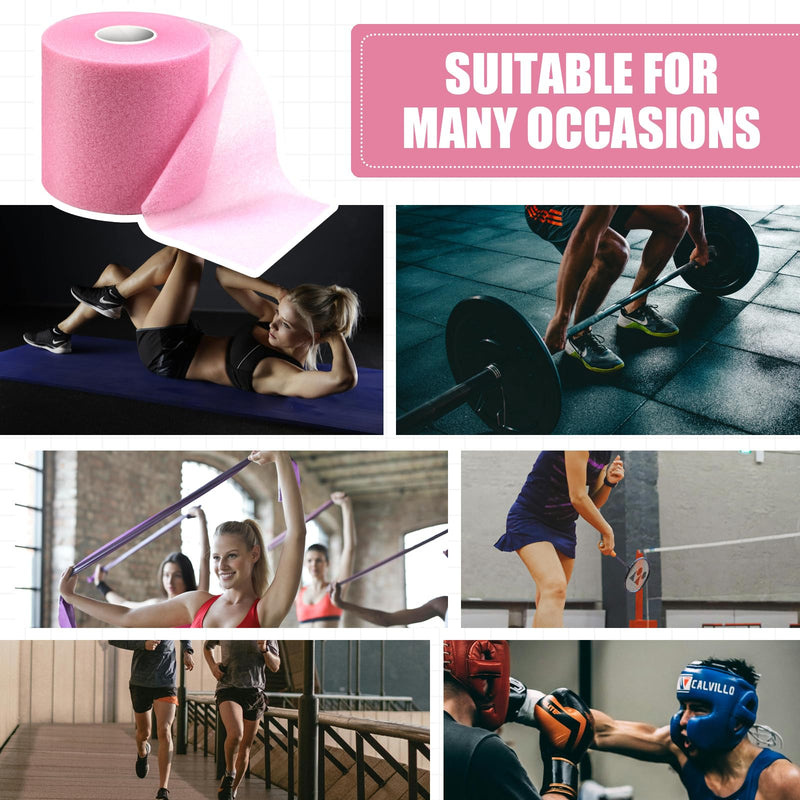 [Australia] - Pre-wrap Athletic Tape,2.75 Inches X 30 Yards Roll Pre wrap Headbands for Hair Soccer,Foam Underwrap Sports Wrap for Ankles Wrists Hands Knees Elbows (Pink) Pink 