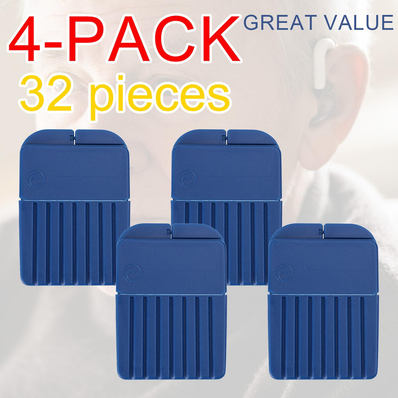 32pcs Hearing Aid Filters for Starkey, 1.5mm/0.06in Diameter Hearing Aid Wax Guard Filters Replacement Cleaning Accessories and Supplies Kit Compatible with Starkey 32