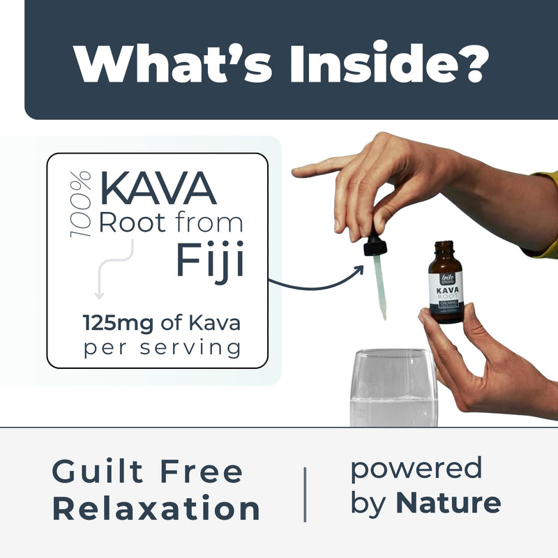 [Australia] - LEILO Kava Root Liquid Extract | Concentrated Kava Drops to Support Relaxation | 70% Extraction Strength - Alcohol-Free | (1 Fl Oz, 30 Servings) 