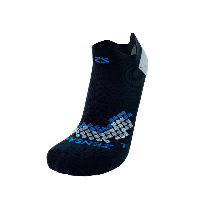 Zensah Plantar Fasciitis Relief Compression Socks - PF Night Socks for Plantar Fascia and Achilles Tendon Stability, Pain Large Black