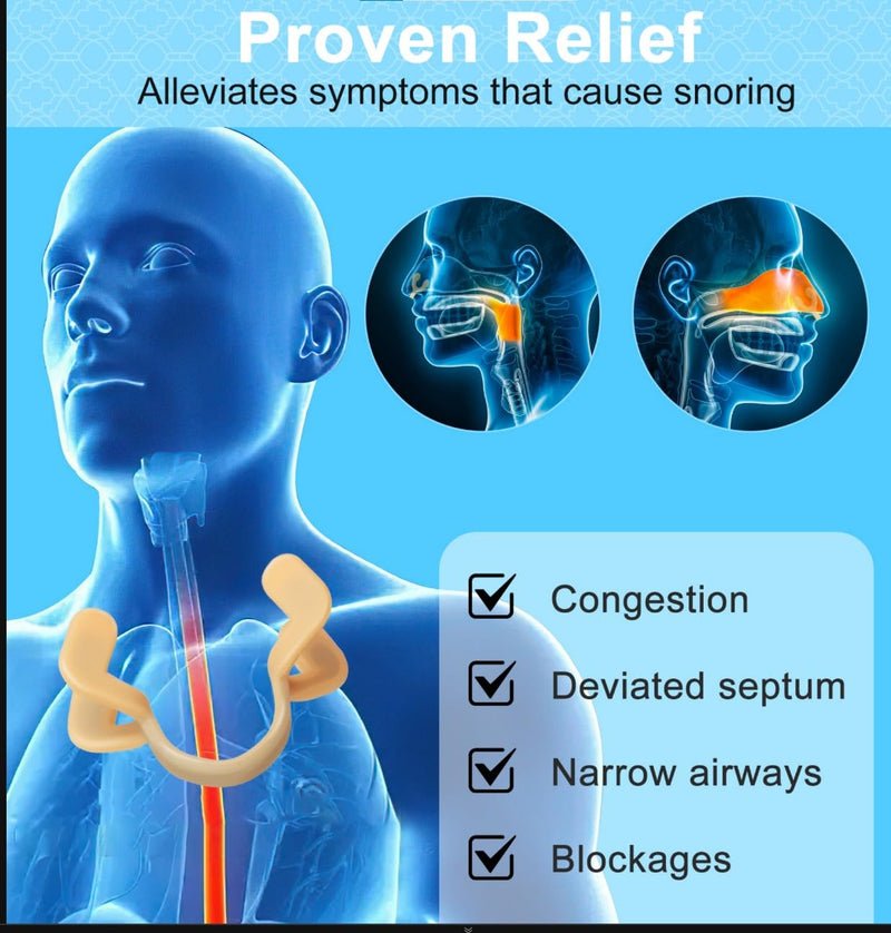 [Australia] - Titanium Nasal Dilator for Snore Reduction, Nasal Congestion, Improve Airflow, Comfortable Breathing Aids for Sleep Better, Exercise, Hiking, Jogging, Cycling, Large Size L 