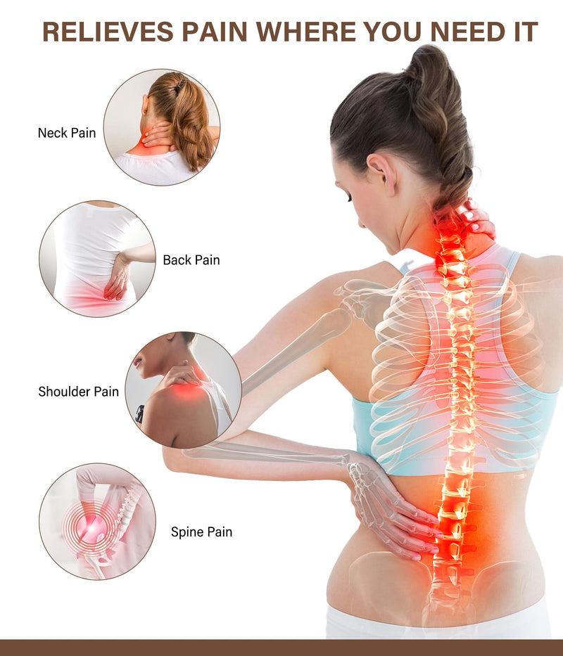 URSEXYLY Posture Corrector for Women Breathable Back Brace For Posture Adjustable Back Straightener Support for Neck Shoulder Clavicle and Upper Back Pain Relief(L/XL,Black) L/XL Black