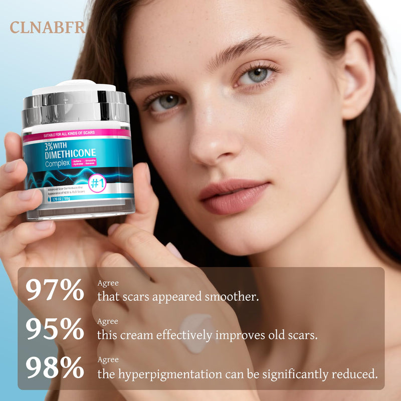 [Australia] - Advanced Scar Cream, Scar Reduction Treatment for Improves Skin Texture & Helps Remove Acne, Stretch Marks, Surgery, C Section, Burn, Keloid & Hypertrophic Scars 1.76 Oz (50g) 