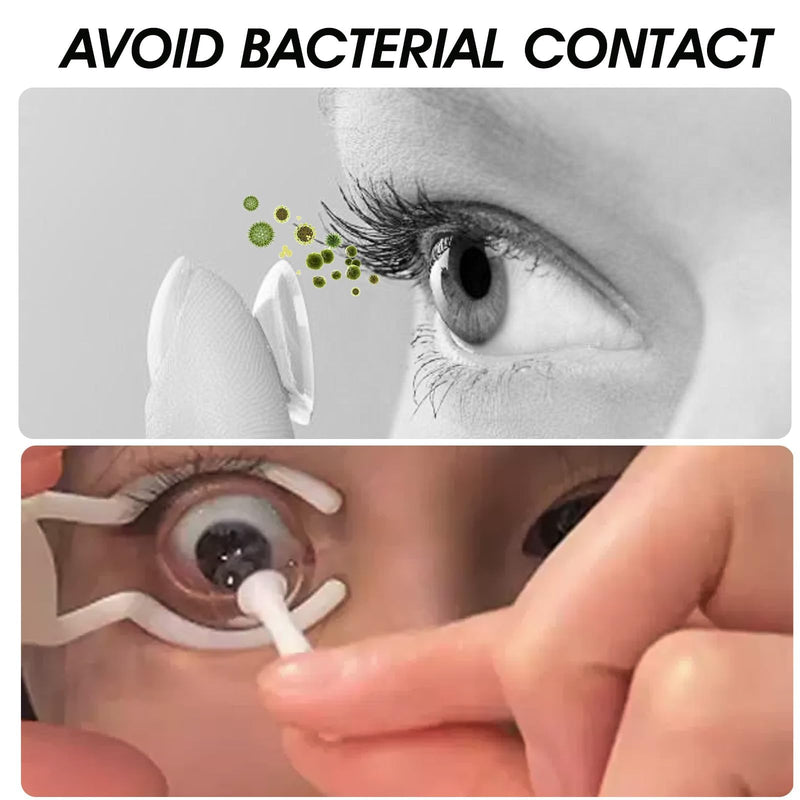 [Australia] - Katyjun 10PCS Contact Lens Insertion Aid Remover Tweezers, Contact Lens Sucker 