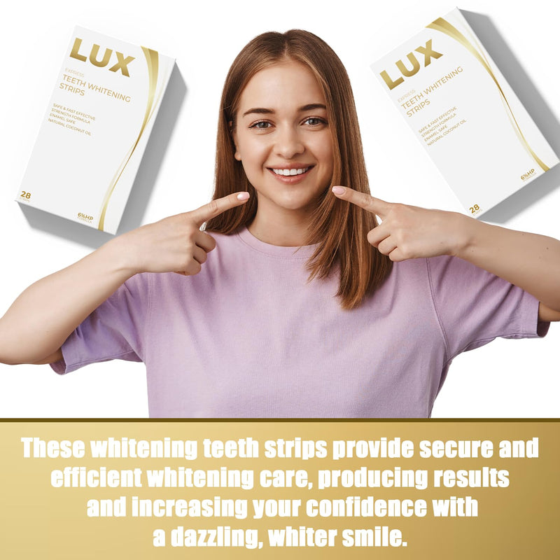 Teeth Whitening Strips | Enamel Safe Coconut Whitening Strips for Sensitive Teeth | Whitening Strips with Advanced Seal Technology | Teeth Strips Having Tough Stains Removing Solution