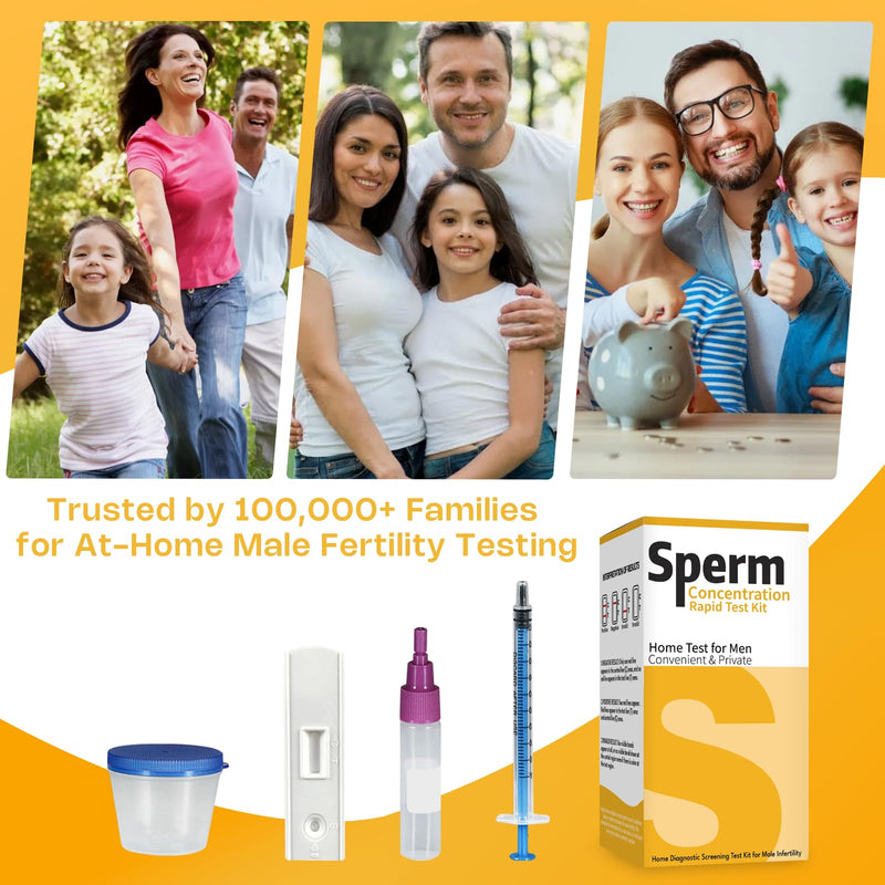 [Australia] - Male Fertility Home Test Kit for Men-Trak Plus Male Fertility Testing System- Easy to Read Results, Over 98% Accurate - Shows Normal or Low Sperm Count 