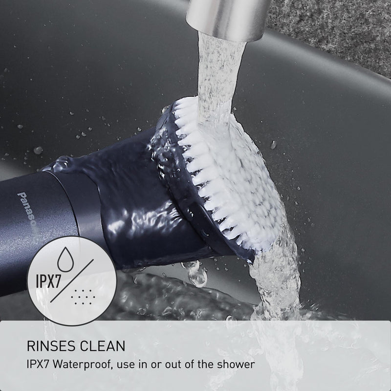 Panasonic MultiShape Facial Brush Head Attachment Kit, Includes 3 Brushes for Facial Exfoliation, Beard Cleansing, and Pore Cleansing, Add to MultiShape Grooming System - ER-CFB1-A Facial Brush Attachments