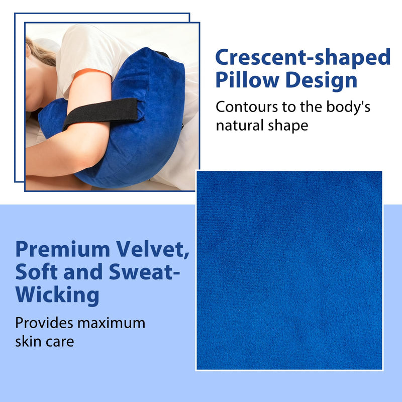[Australia] - Post Shoulder Surgery Pillow - Rotator Cuff Pillow Surgery for Shoulder Pain Relief With Strap, Arm Sling Side Sleeper Pillows for Adults, Post surgery gifts for women and men 