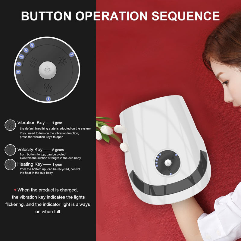 [Australia] - Xllent Christmas Gifts for Women,White Elephant Gifts for Adults - Hand Massager with Compression & Heating,Electric Hand Massager for Arthritis and Carpal Tunnel(White) 