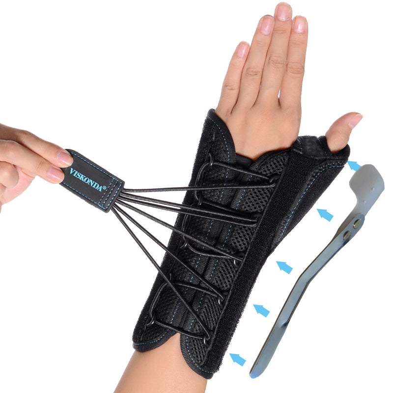 Wrist Brace with Thumb Spica Splint Support for De Quervain's Tenosynovitis,Carpal Tunnel Syndrome,Arthritis,Wrist ganglion cyst,Sprains&Forearm Support Cast(Left Hand,Small) Small Left Hand