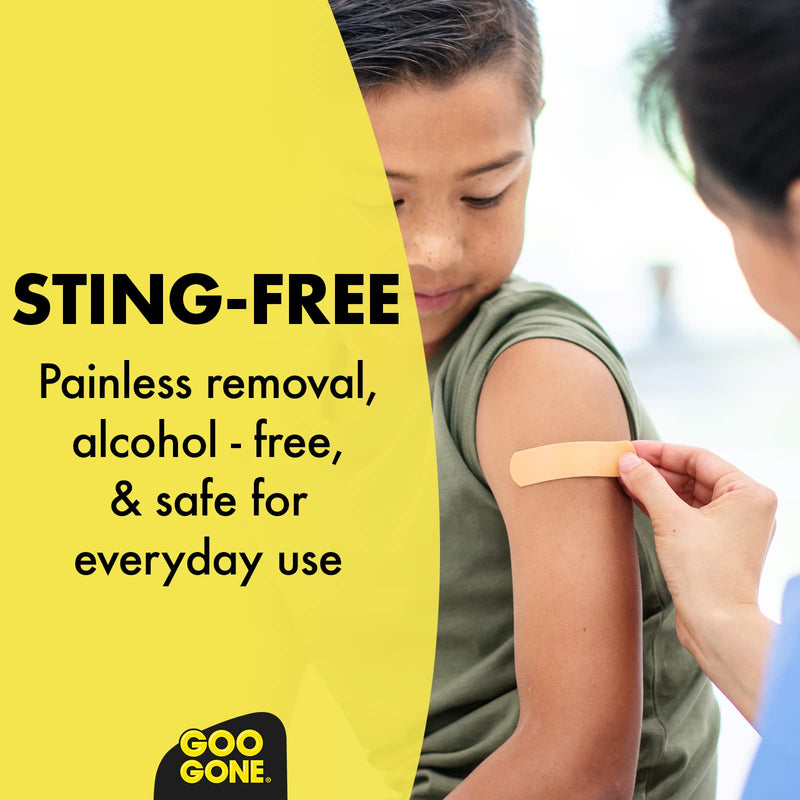 [Australia] - Goo Gone Bandage Adhesive Remover For Skin - 8 Ounce - Safe Method to Remove Sports Tape, KT Tape, Temporary Tattoos, Ink, Medical Bandages and More 8 Fl Oz (Pack of 1) 
