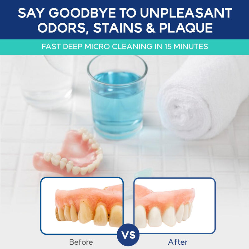 [Australia] - Cleaner Tablets for Difiney Anti Snoring Device: Retainer Cleaner for Invisalign, Night Guard– Deep Denture Cleaning – Odor, Stain & Plaque Remover – 60 Mint Tablets, 2-Month Supply 