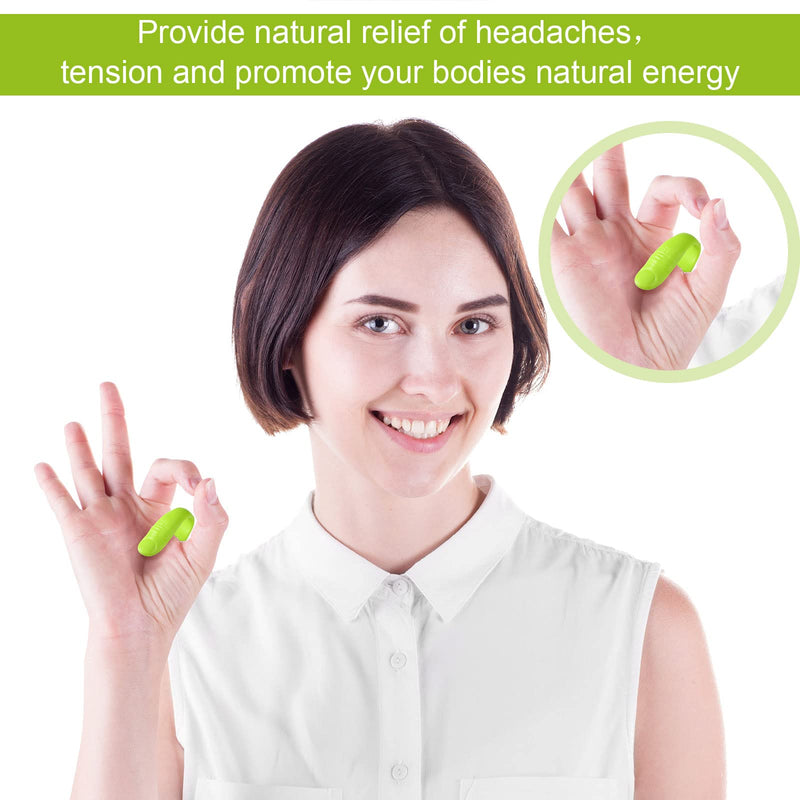 [Australia] - 8 Pcs Migraine Relief Clip Acupressure Hand Pressure Point Clip Headache Pressure Point Tool for Relaxation(Green, Blue) 