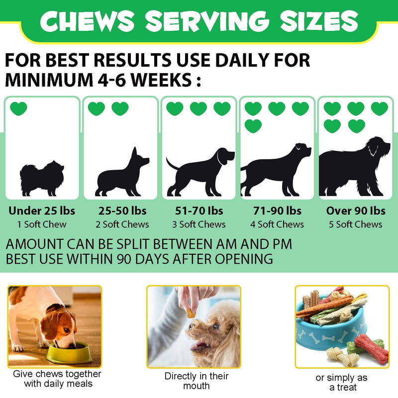 Probiotic Chews for Dogs (Duck 120PCS), Probiotics for Dogs with Digestive Enzymes, Dog Probiotics for Yeast, Itchy Skin, Anti Diarrhea, Gut Digestive Health, Allergy & Immune Support, 10.6oz (300G) - PawsPlanet Australia