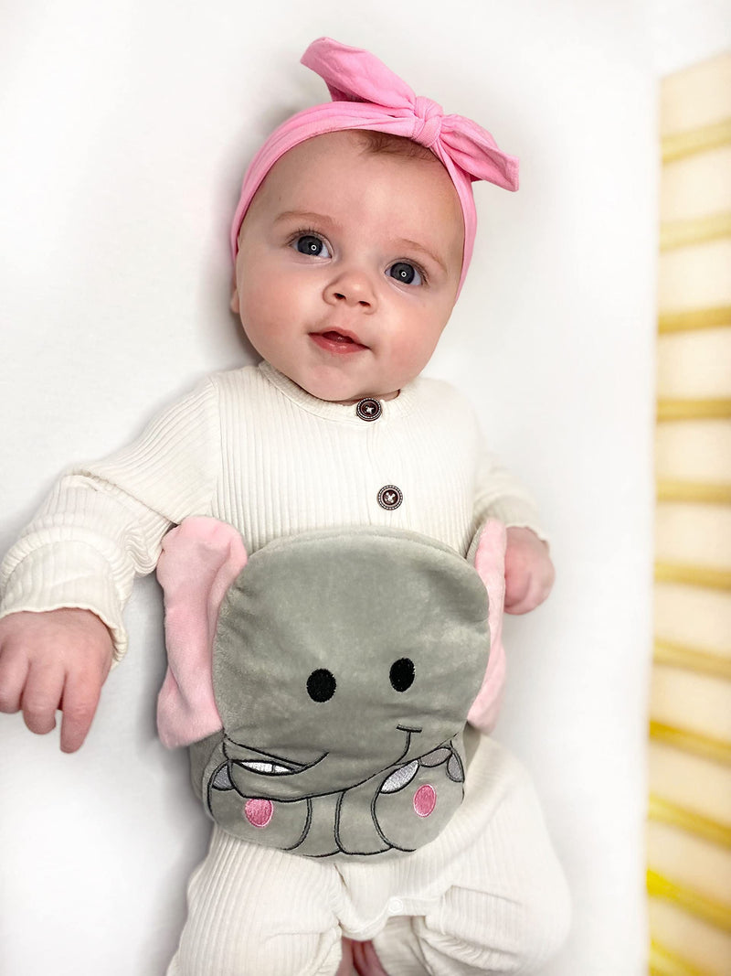 [Australia] - Baby Colic, Gas and Upset Stomach Relief, Baby Heated Tummy Wrap for Newborns - Belly Hugger - Infant Swaddling Belly Belt, Heating Pad with Soothing Warmth for Fussy Infants (Elephant) Elephant 