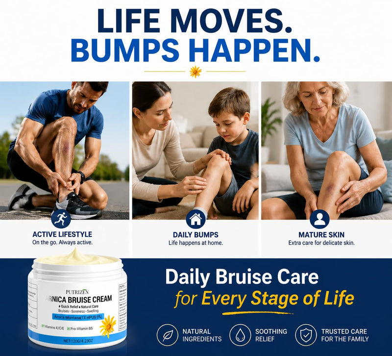 9% Extra Strength Arnica Bruise Cream for Pain & Swelling, 4.23 oz | Higher active concentration than familiar 7% formulas, plus Vitamins K, C, E & B5 in a fast-absorbing, non-greasy base