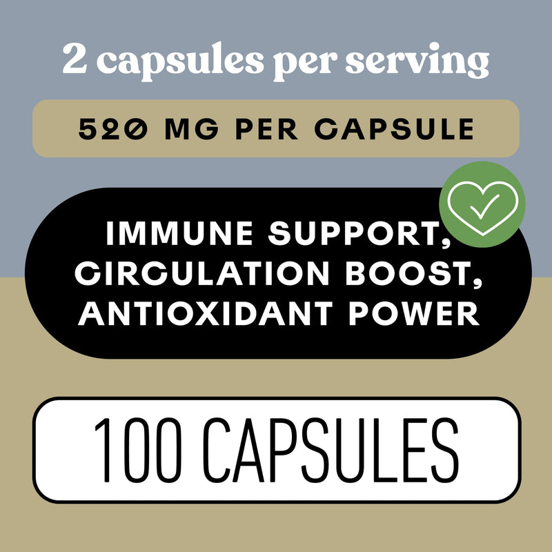 [Australia] - Complete Natural Products Organic Garlic Capsules - 520mg Capsules 100 Count Vegetarian Pills Supplement, Garlic Powder Capsules & Extract 