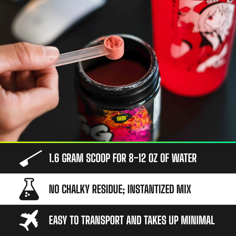 [Australia] - Gamer Supps, GG Energy Guacamole Gamer Fart 9000 (100 Servings) - Keto Friendly Energy and Nootropic, Sugar Free Caffeine + Vitamins - Powder Energy Drink 