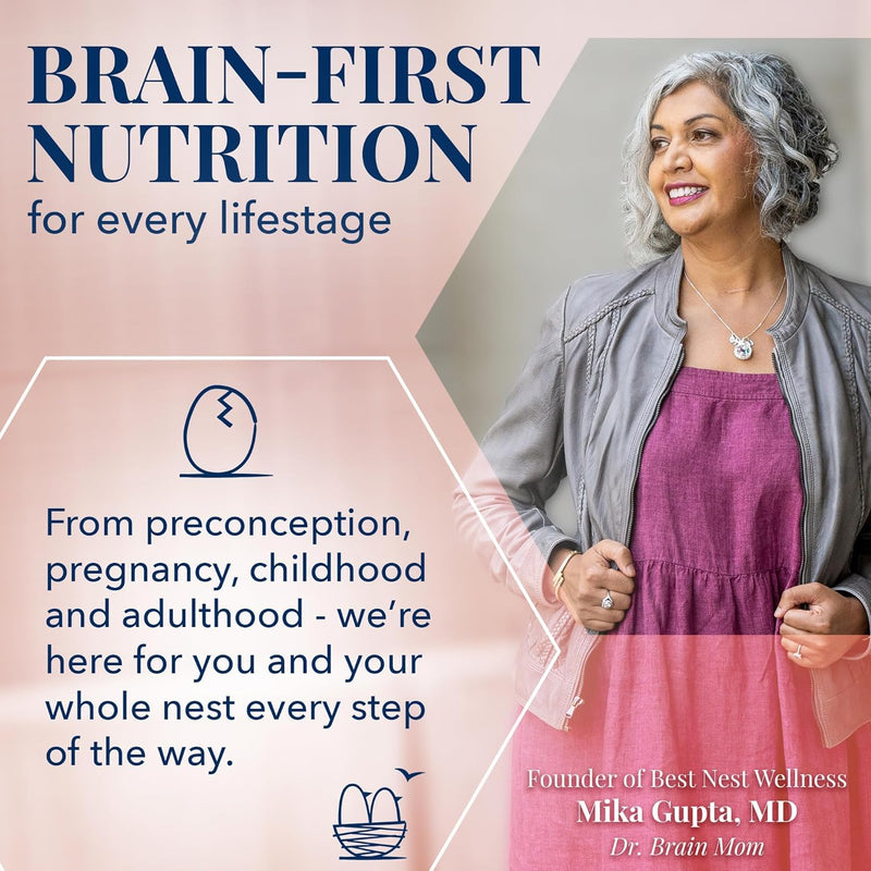 [Australia] - Best Nest Wellness Mama Bird Prenatal DHA Vitamin, Prenatal Omega 3 DHA Supplements, Supports Baby's Brain & Eye Development, 500 mg Triglyceride Fish Oil, Easy to Swallow Lemon Flavor Softgels, 60 Ct Fish Oil DHA 