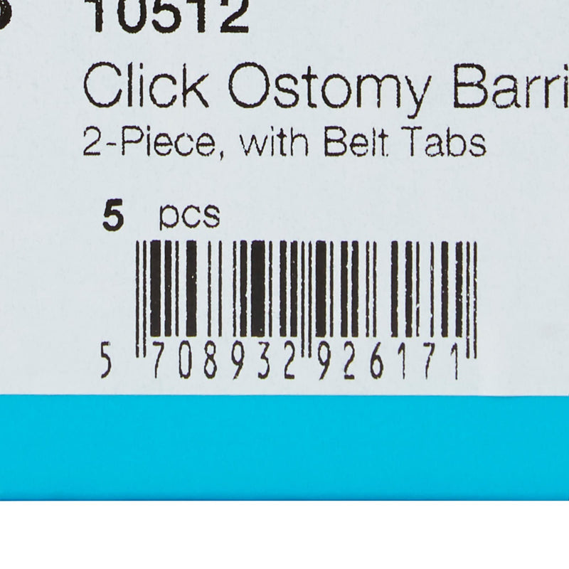 [Australia] - Ostomy Barrier Trim to Fit, Standard Wear Elastic 50 mm 2-Piece 10 to 45 mm, 10512 - Pack of 5 