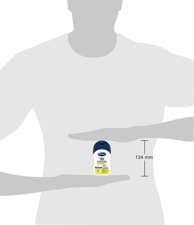 [Australia] - Bübchen Sensitive sun milk SPF 30, waterproof, sun protection for sensitive baby skin, high UV protection for children and babies, quantity: 1 x 150 ml 
