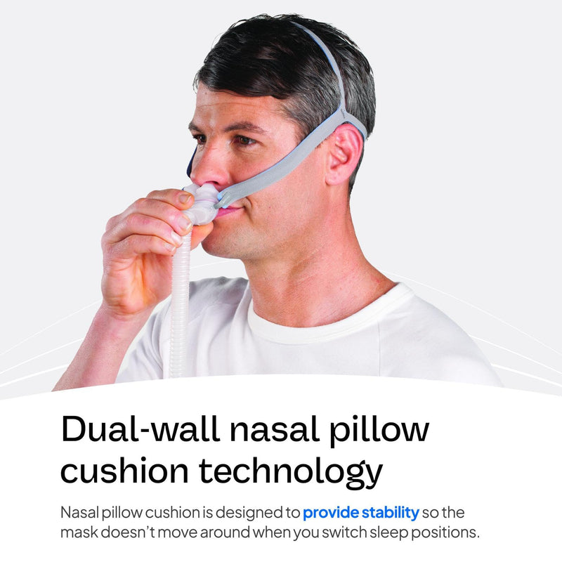 [Australia] - ResMed P10 Nasal Pillow Cushion - Replacement Silicone CPAP Mask Cushion - Frame System & Headgear Not Included - Premium CPAP Accessory - Small 