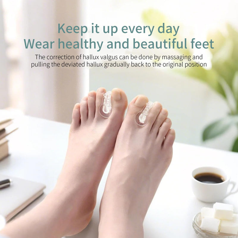 [Australia] - MEMNUN's soft and highly elastic SEBS toe separators, hallux valgus, bunion, hammer toe, overlapping toe corrector, yoga toe separators, 10 pieces 