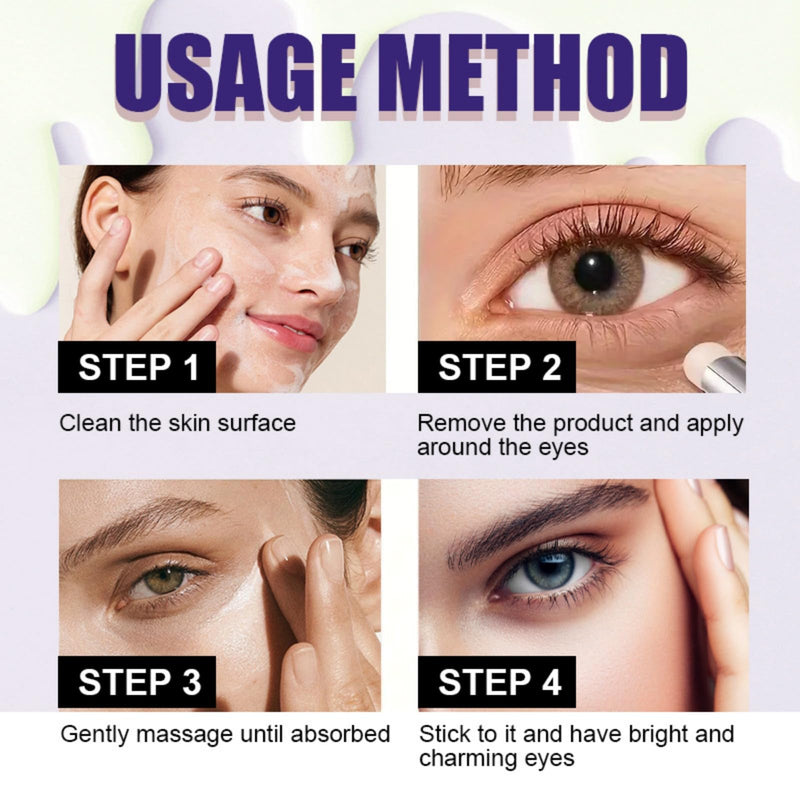 Soelegant Turmeric Vitamin C Eye Stick, Unde Eye Balm for Dark Circles and Puffiness Anti Aging Moisturizer Under Eye Cream Even Skin Tone Firming Hydrating Bags Reduces Fine Lines 1.41 Oz