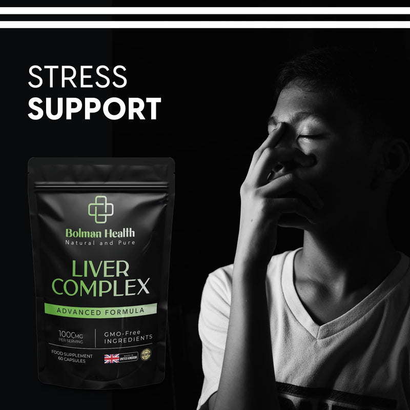 Liver Complex Capsules | TUDCA, NAC & Psyllium Husk | 60 Capsules | Supports Liver Function, Digestion & Metabolism | Vegan Capsules | Non-GMO | Gluten-Free Liver Supplement 60 count (Pack of 1)