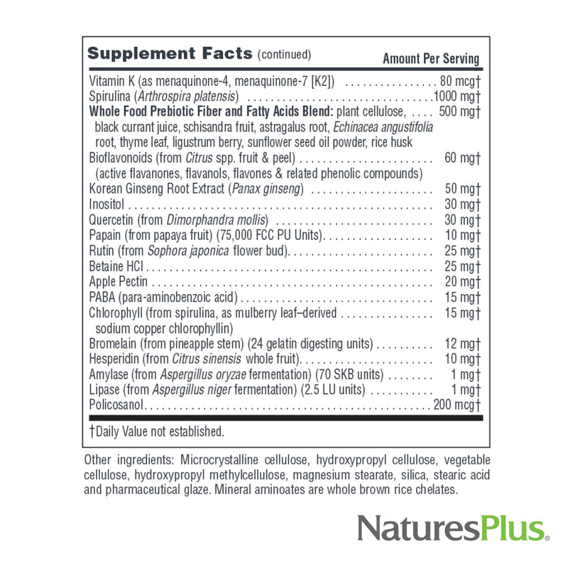 NaturesPlus Source of Life No Iron - 90 Tablets - Multivitamin & Mineral Supplement with Vitamin D3 - Supports Natural Energy & Well-Being - Gluten Free, Vegetarian - 30 Servings 90 Count (Pack of 1)