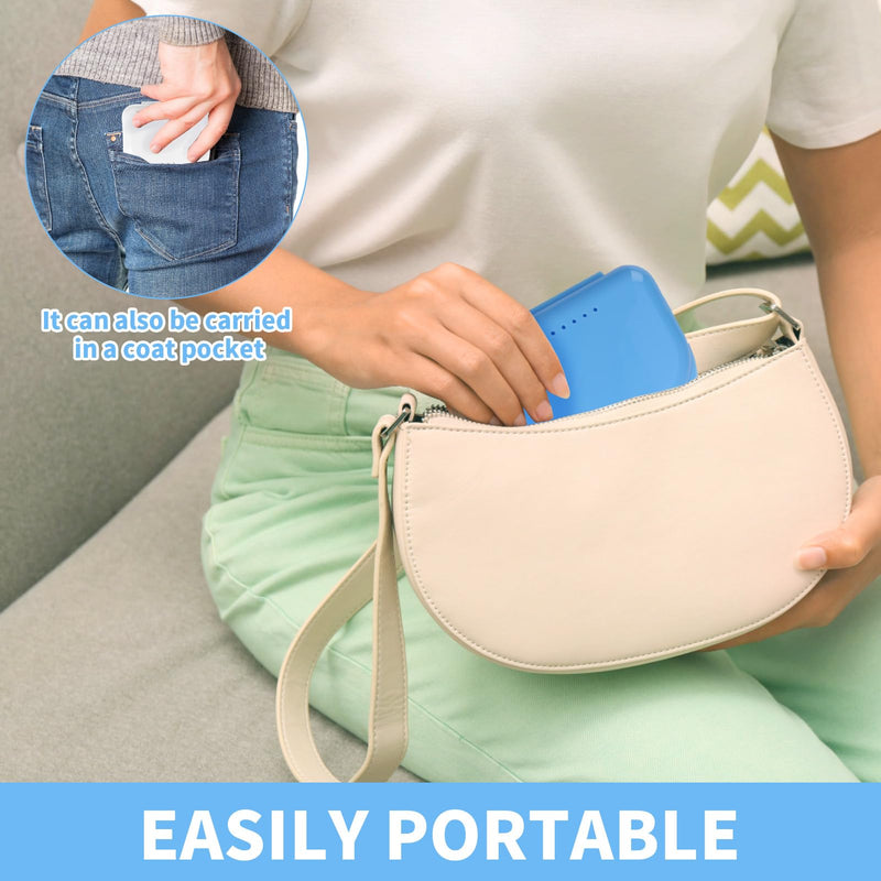 [Australia] - Pack of 2 braces box, denture box, braces box, denture box, tooth splint box, grinder splint box, for braces, sports dental equipment, dentures (blue, white) blue, white 