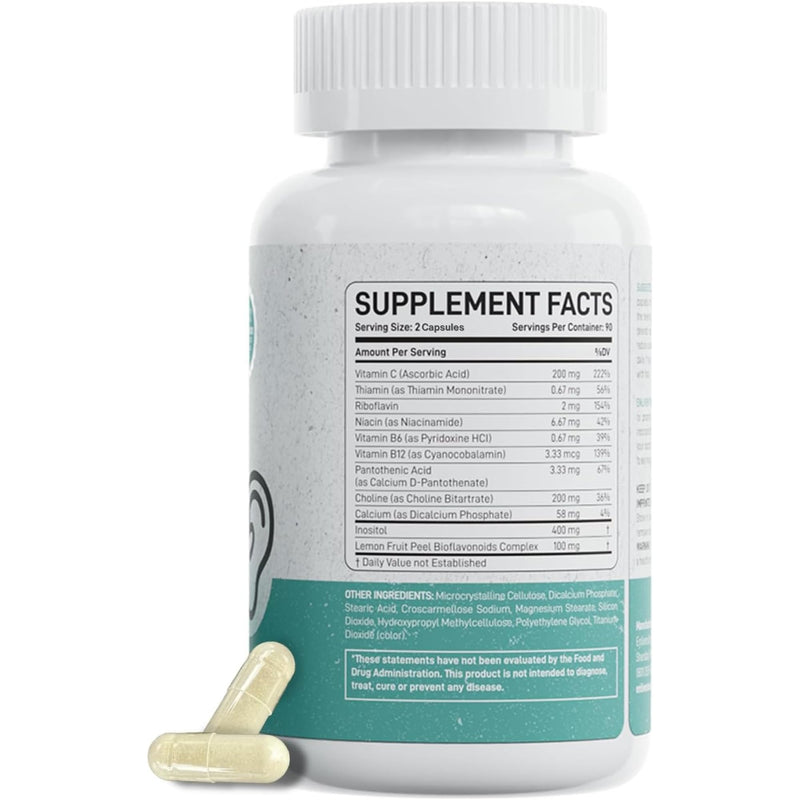 [Australia] - Prescription Strength Tinnitus Relief, 1 Doctor Recommended Tinnitus Relief for Ringing Ears, Extra Strength Formula, Compare to Tinnitus 911 Ear Ringing Relief Formula & Lipo Flavonoid Tinnitus 