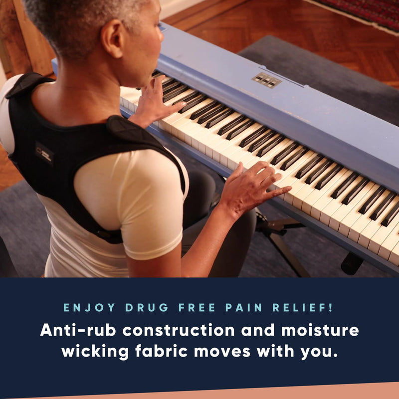 [Australia] - Copper Compression Posture Corrector for Men & Women - Adjustable Copper Infused Orthopedic Brace for Pain Relief from Bad Posture, Slumping - Targets Upper Back, Shoulders, Neck, Clavicle Large/X-Large (Pack of 1) 