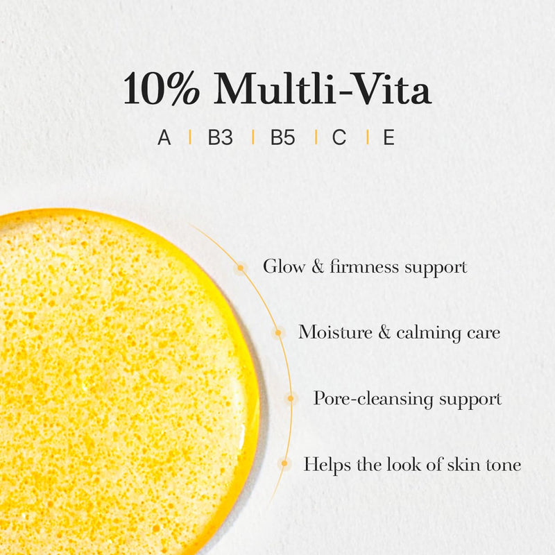 starlike Multimate Vita Antioxidant Facial Serum I 1.69 Fl oz (50ml) I 10% Multi-Vitamin A, B3, B5, C & E I Glutathione & Tranexamic Acid I Korean Skincare I Glow Boosting, Even Tone & Refined-Looking